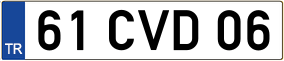 Truck License Plate